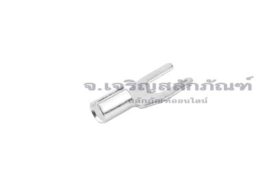 [E] หางปลาส้อม เปลือย UT ทองเหลืองชุบดีบุก รุ่น Y1.5-3 รูใส่สายไฟกว้าง 2.4 mm ยาว 14.4 mm ช่องว่างส้อม 3.1 mm